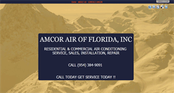 Desktop Screenshot of amcorairconditioning.com